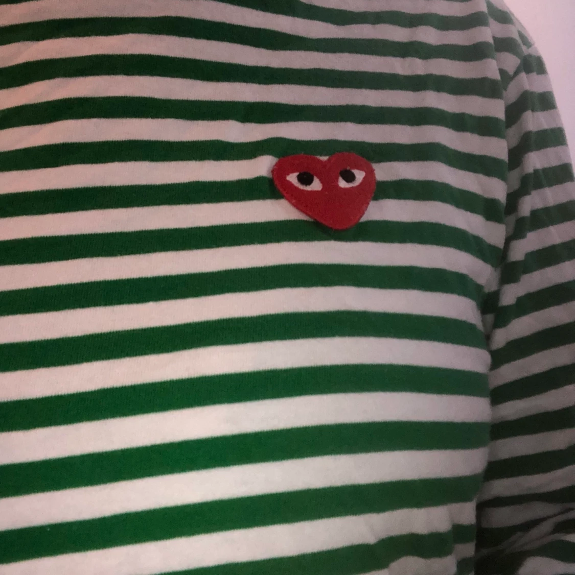 Långärmad comme des garçons t-shirt  - 91