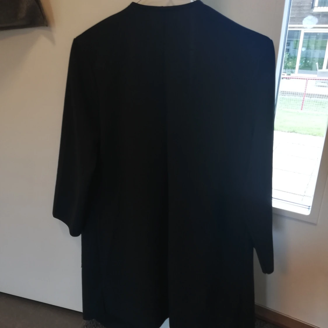 Svart tunn öppen jacka - 91