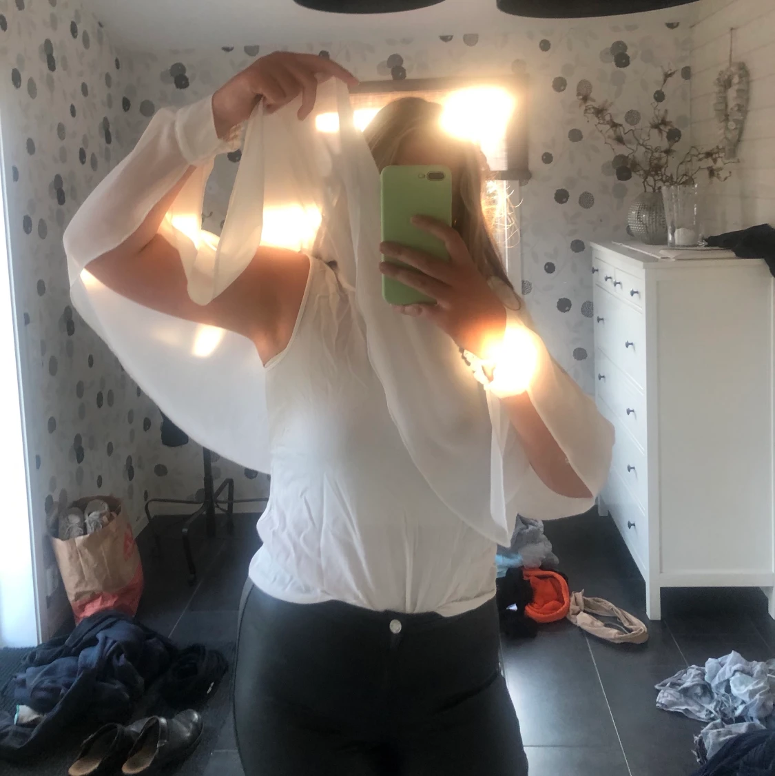 Vit blus från Zara - 90