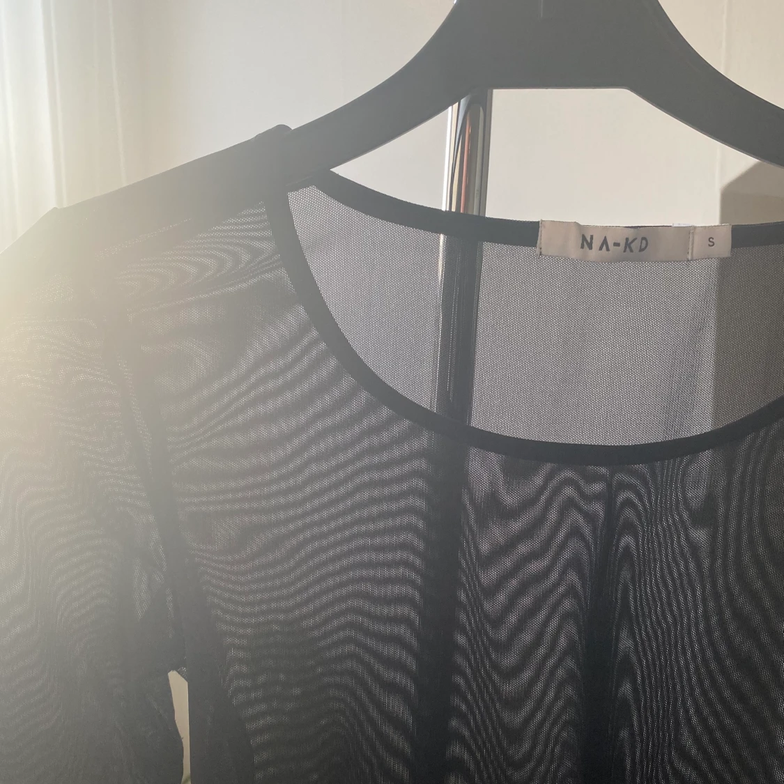 Långärmad meshtröja från NA-KD, strl s - 90