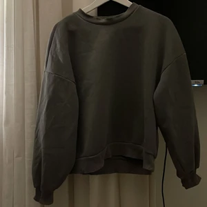 Sweatshirt - Mörkgrå sweatshirt från Gina i st M. Tröjan är ganska använd men den är fortfarande fräsch och fin!🤎 priset kan diskuteras:)