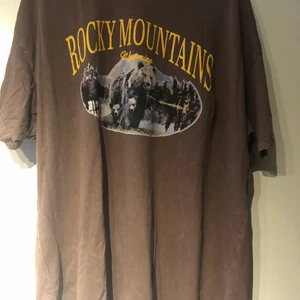 Oversized T-shirt  - En oversized T-shirt med en större tryck fram. Använd men är i ny skick. 