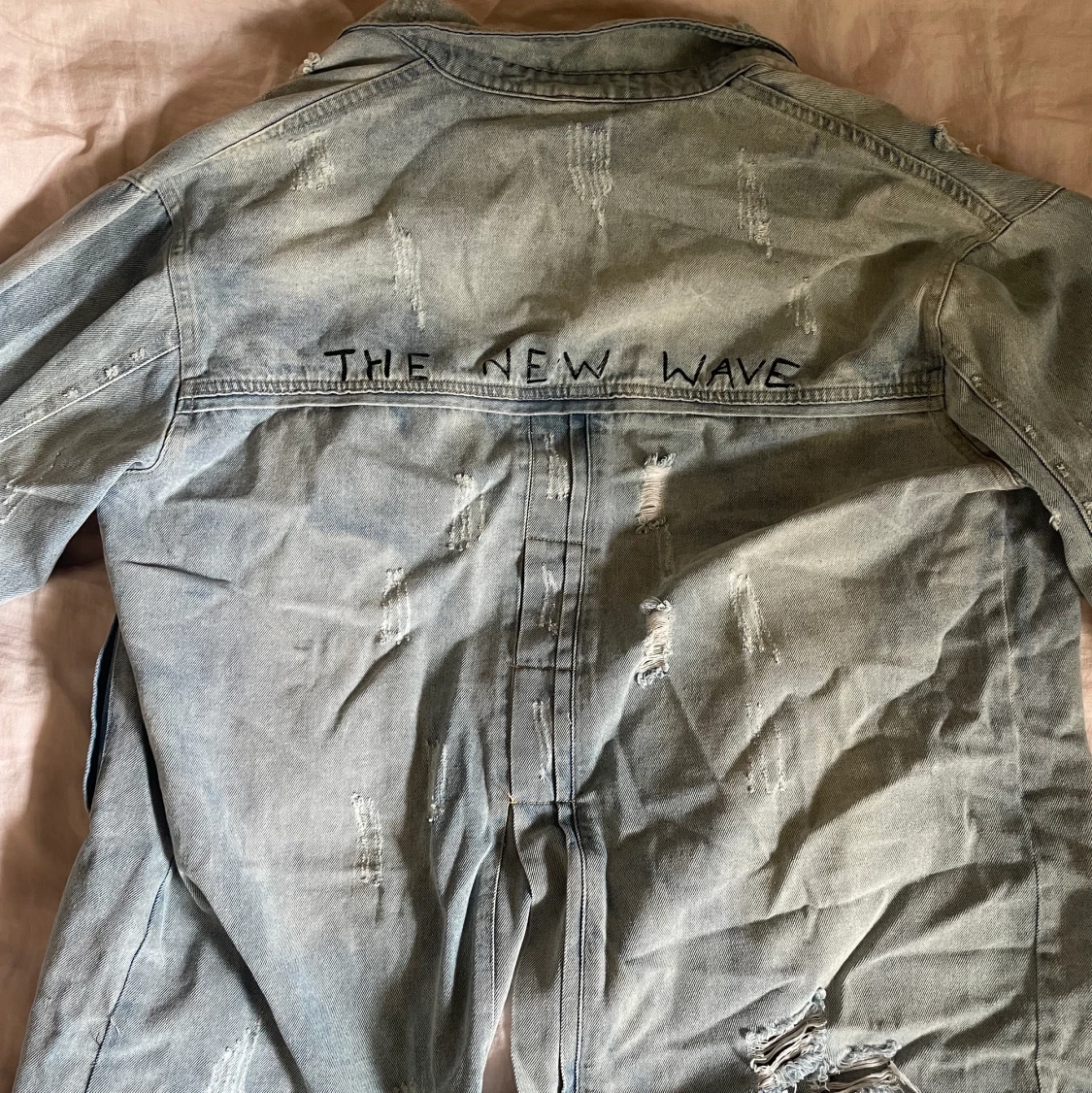 Oversized ripped jeansjacka 🤍 - 91