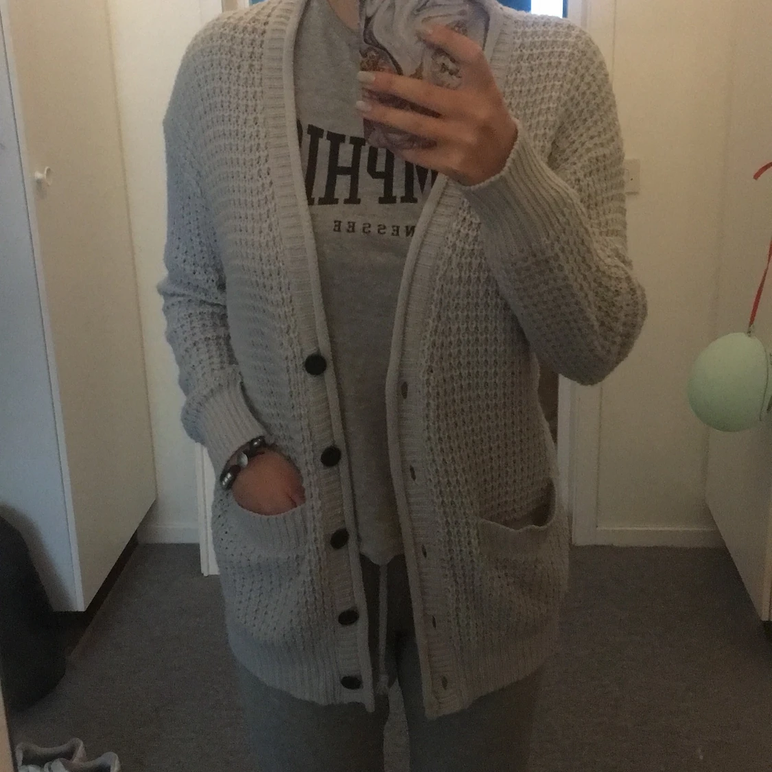 Stickad kofta från Lager 157 storlek M
