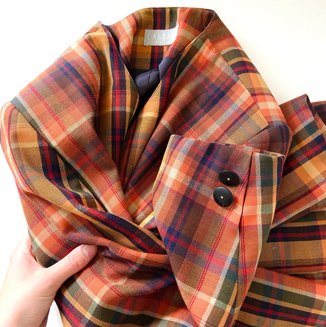 Oversize Rutig Jacka/kavaj  - 90