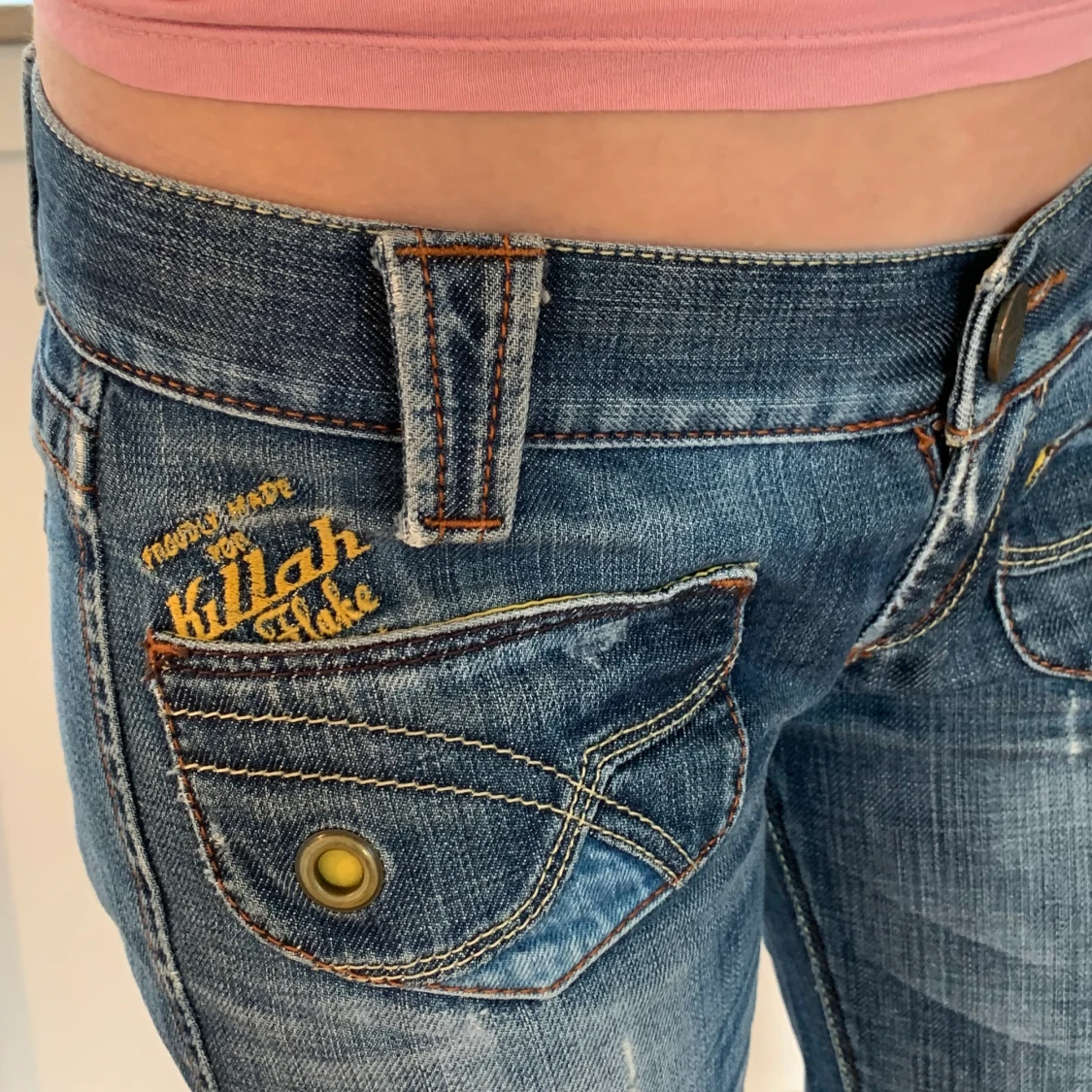 Lågmidjade jeans - 90