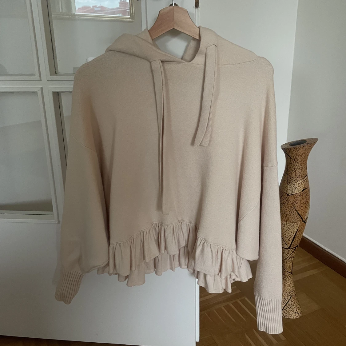 Zara stickad hoodie🫶🏻 - 90