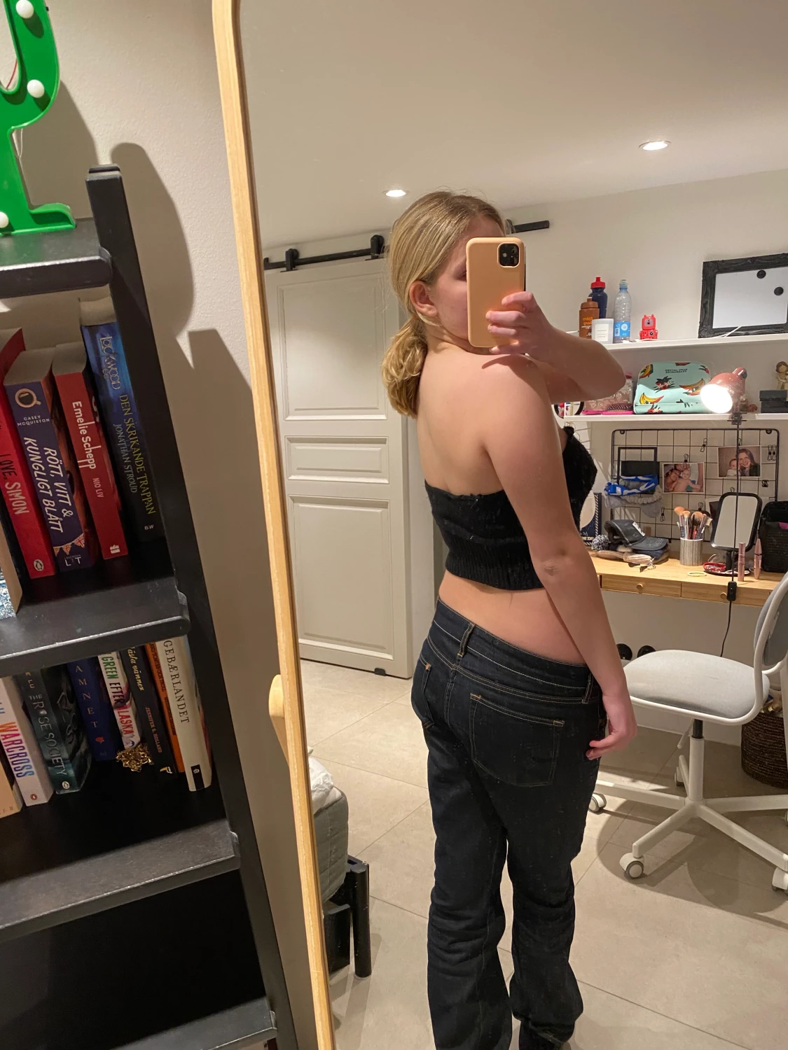 Stickad tubtopp - 90