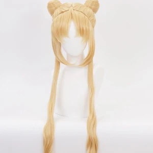 Sailor moon wig  - Selling my sailor moon wig I’ve only used once. You can see me cosplaying her on my TikTok some year ago. TikTok- bugmochix. It also comes w a t-shirt with her bow print on :) 