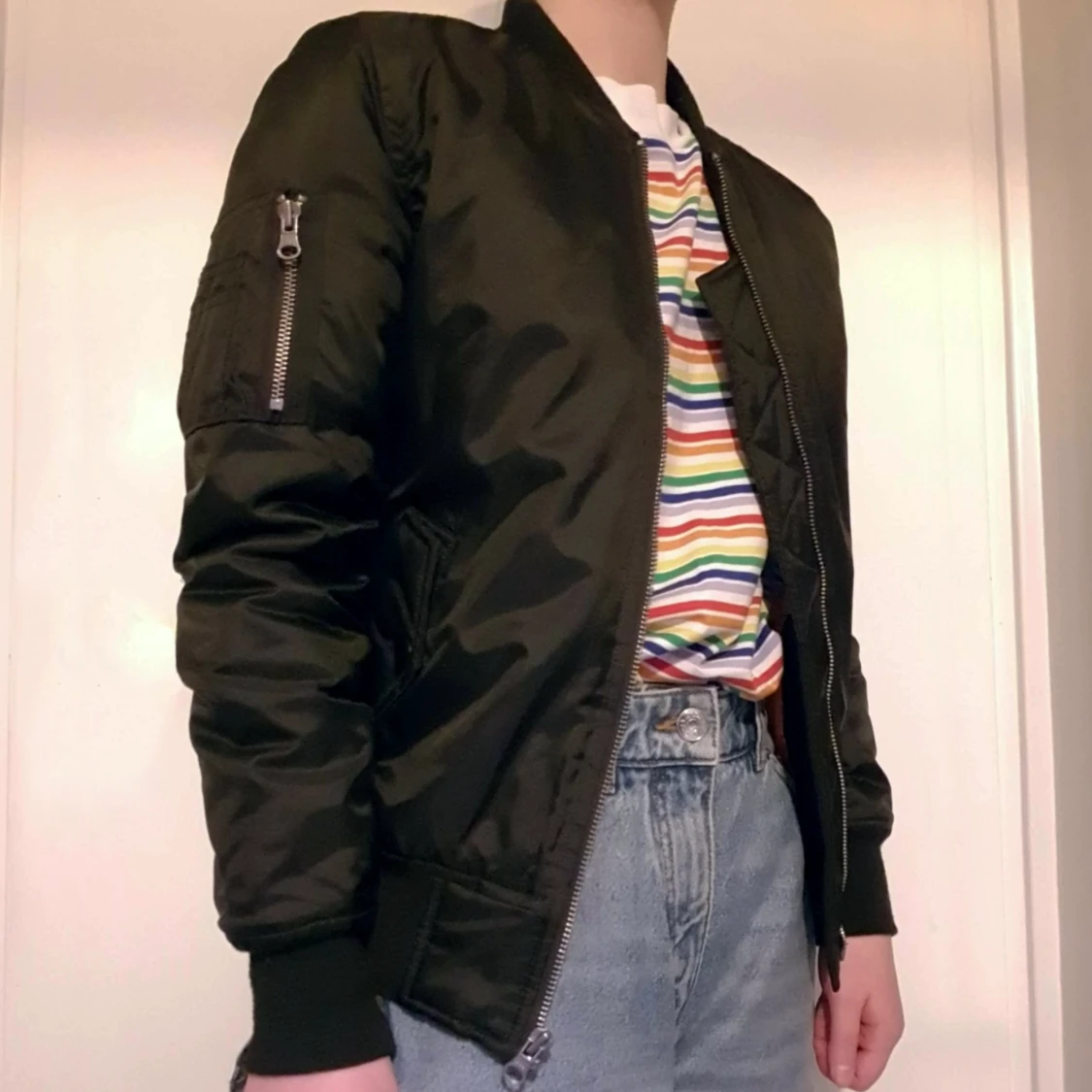 Svart bomberjacka - 90