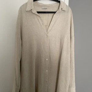 Linne skjorta - Beige linneskjorta