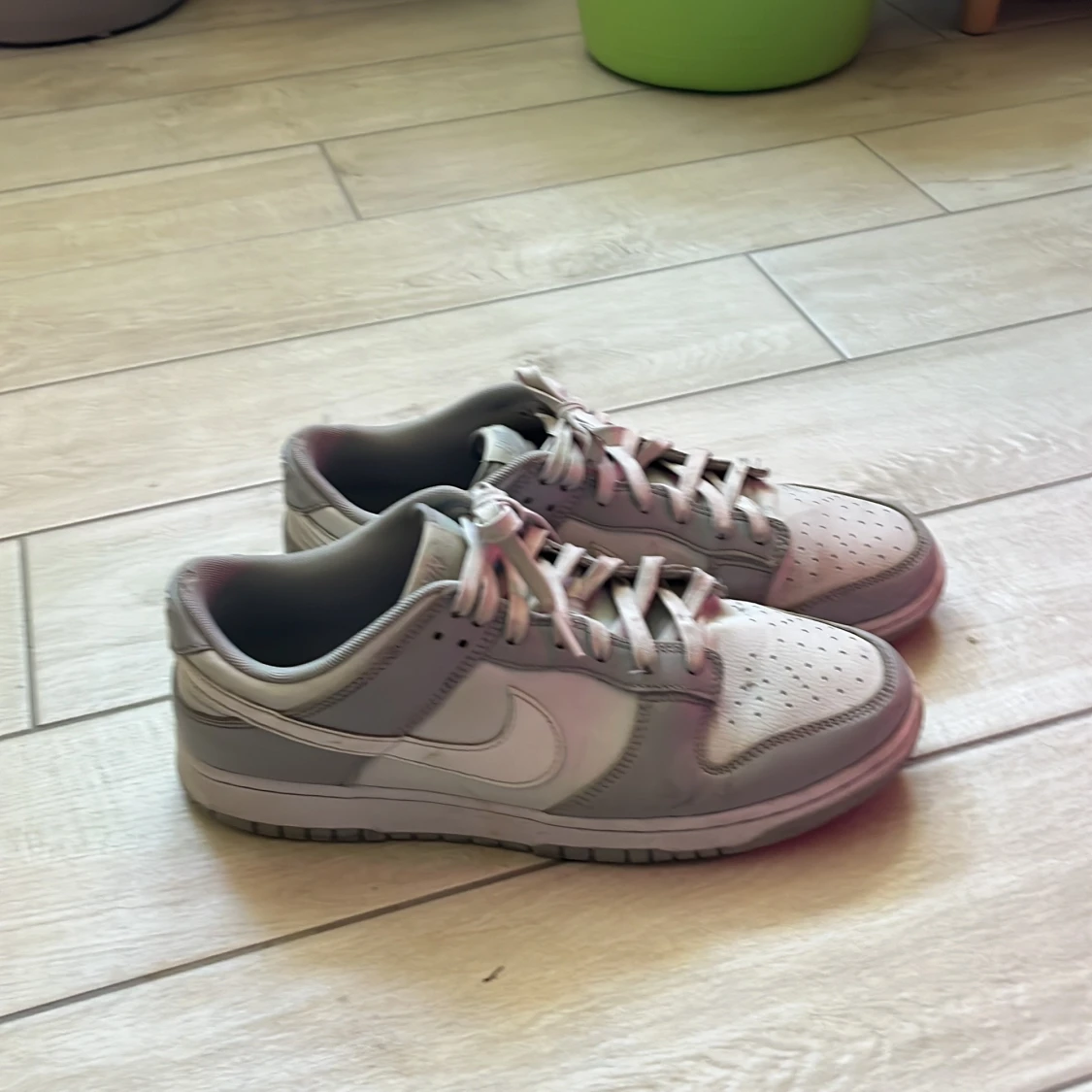 Nike dunks two tone grey