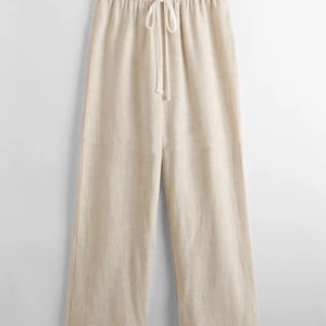 Linne byxor  - Använder aldrig för att dom Va för stora på mig, dom är beige, dom är som i xs men är som s 