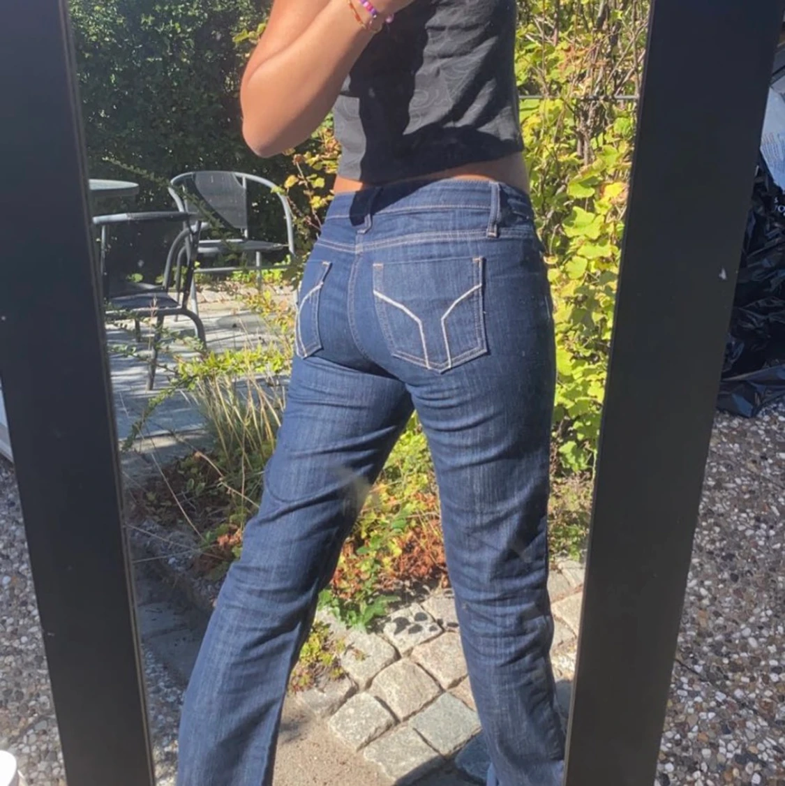 Lågmidjade jeans