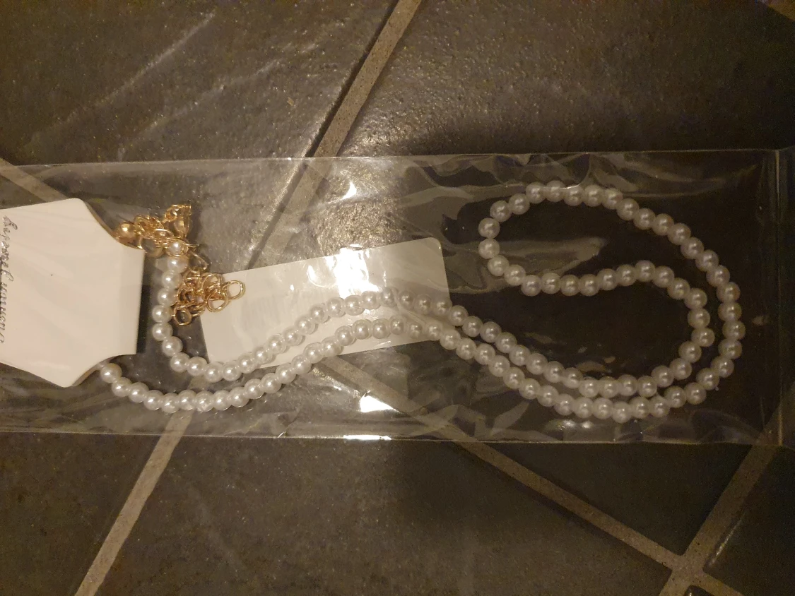 Pärlhalsband smycke halsband necklace