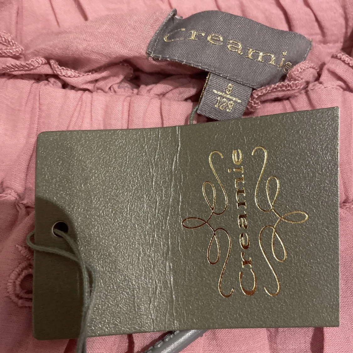 Fin kjol i Rosa stark 128  - 90