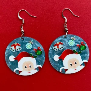 Santa örhängen ❤️ - Nickelfria krokar och fri frakt ❤️