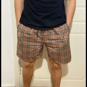 Burberry shorts  - Ett bar burberry shorts/ badshorts köpt från farfetch, använt ganska mycket men är i väldigt bra skick fortfarande, storlek L men passar om du är M då jag själv har M och S i det mesta, kom med bud 