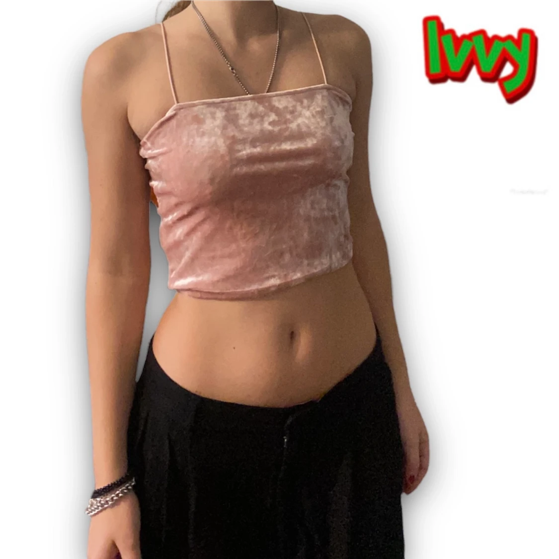 Rosa furry topp 💕 - 90