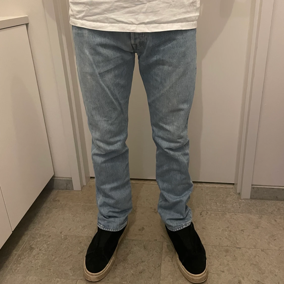 Blå Levis 501
