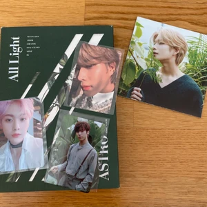 astro all light - Säljer mitt All Light green ver album. Bra skick, är lite kantstött och kuvertet med inclusions i är lite skadat. Alla inclusions förutom ett pc ingår. Fraktar endast, köparen står för frakten.