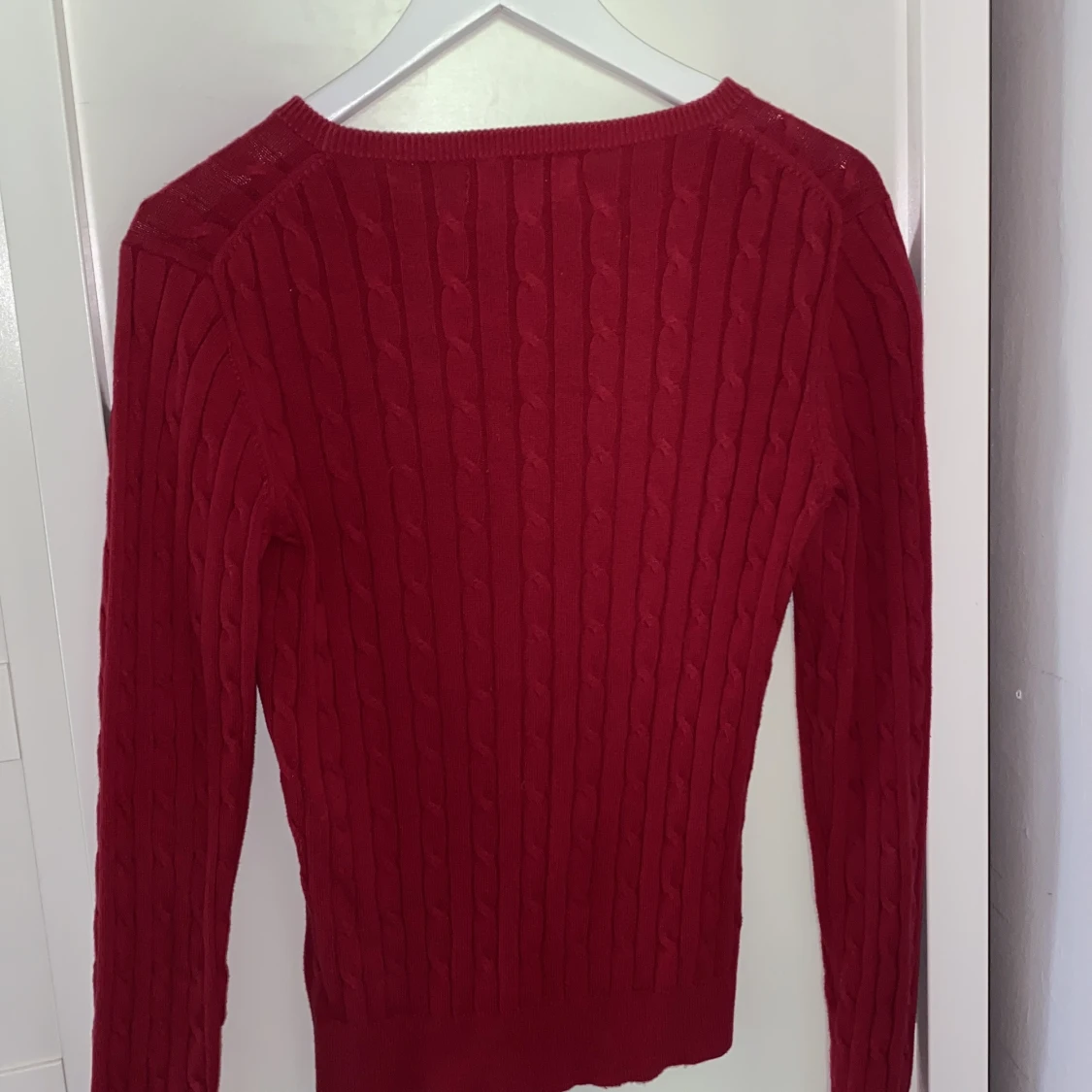 Ganttröja röd i storlek S  - 91