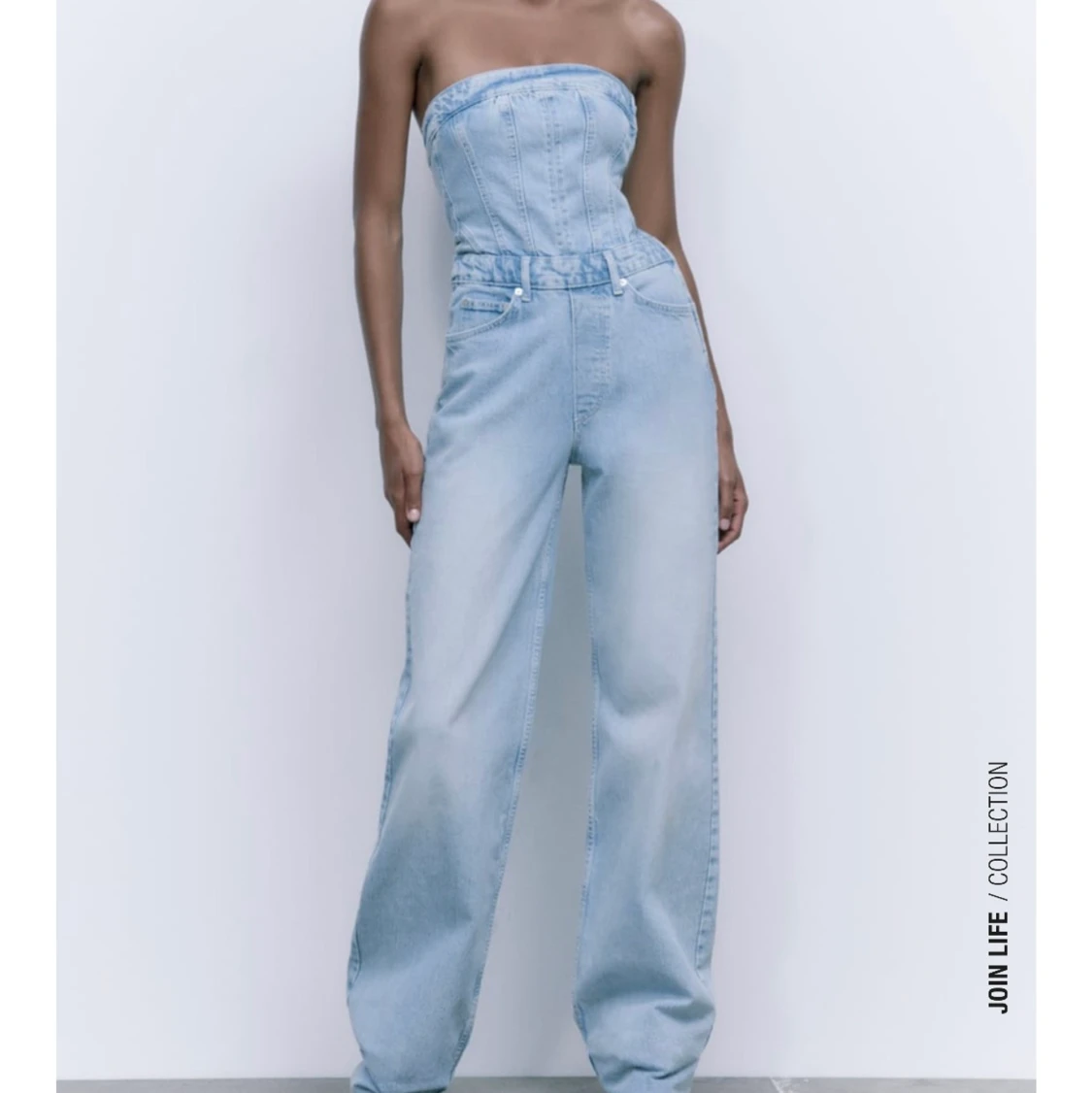 Slutsåld denim jumpsuit zara