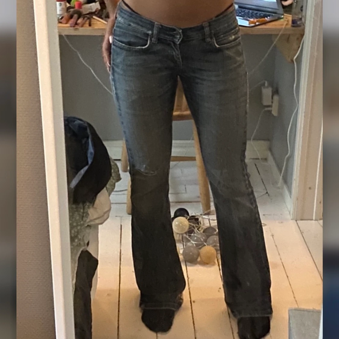 Lågmidjade jeans