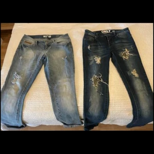 Only skinny jeans stl 29/32 - Snygga jeans, stretch, låg midja, slitningar. Hämtas i Ytterby eller skickas spårbart för 66 kr. 120 kr/st 
