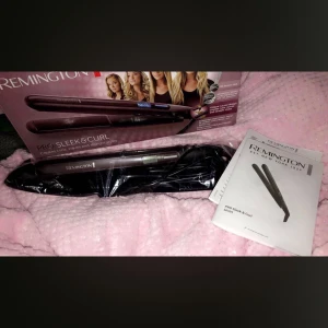 Remington PRO sleek & curl plattång  - Helt ny, oanvänd plattång från Remington. Plattången går upp till 230 grader. 