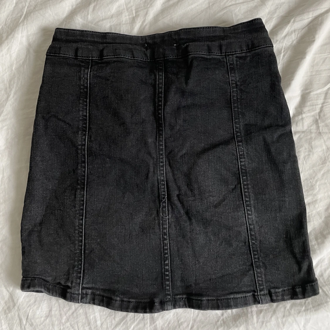 Svart jeans kjol - 90