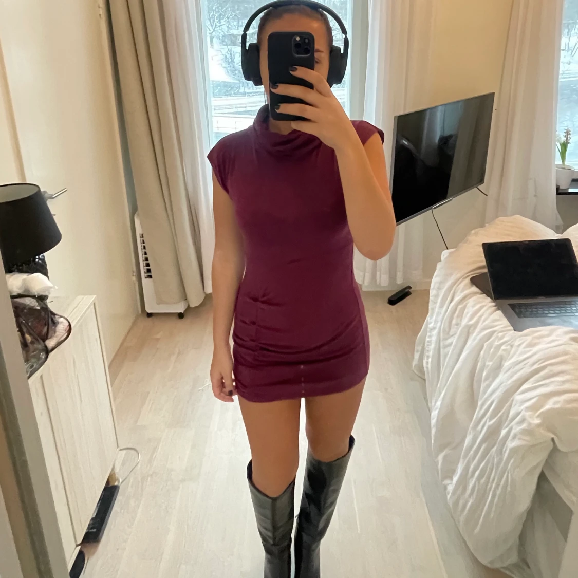 Lila klönninh