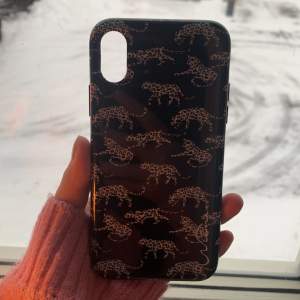 Fint mobilskal för iPhone x, med leopard på! 