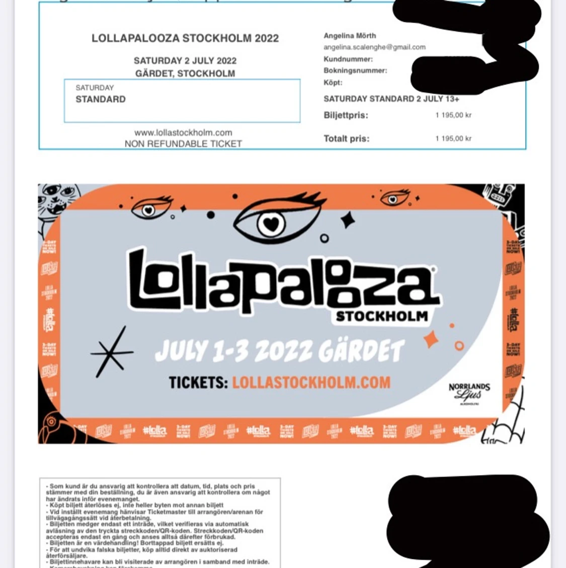 Lollapalooza lördag 2 Juli