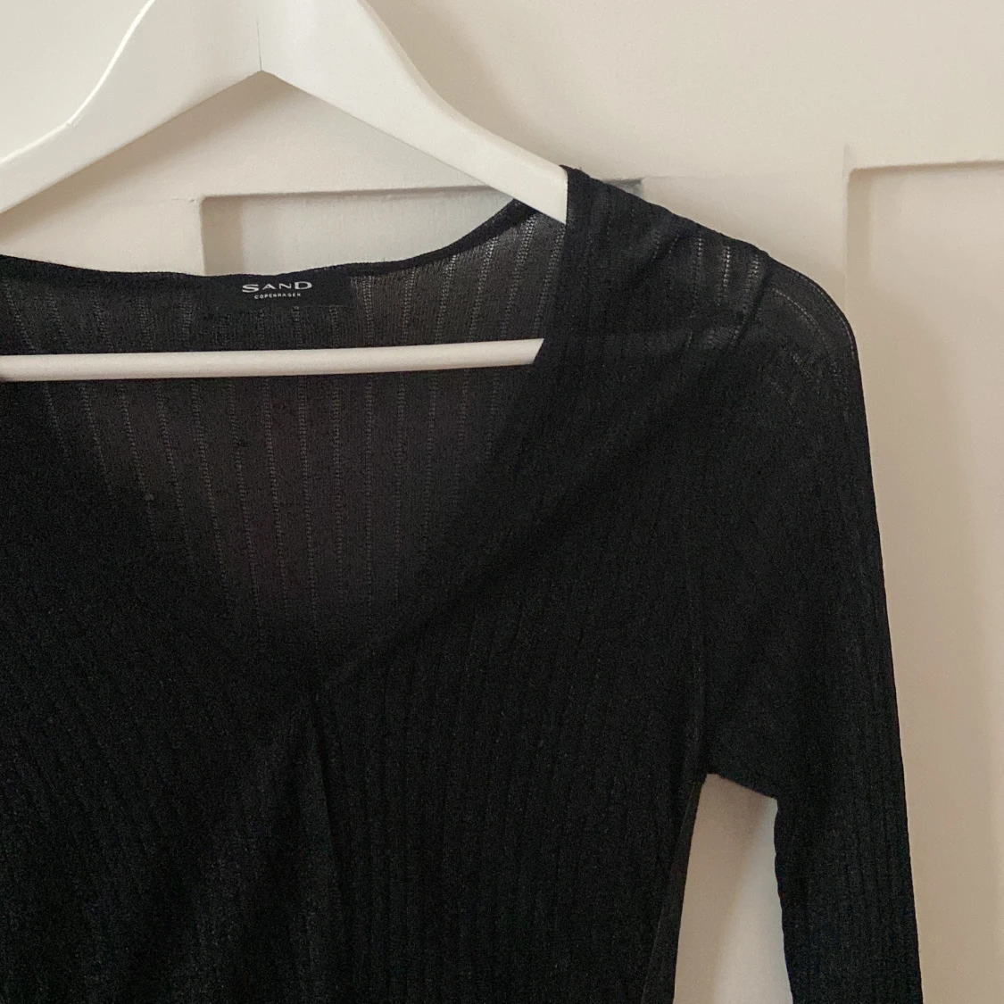 Klänning svart (genomskinlig) - 90