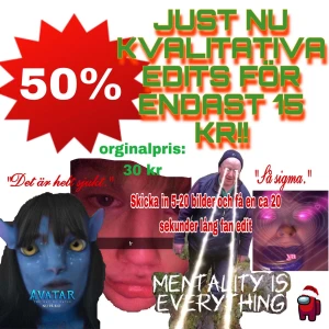 Sigma Edits - kontakta oss på instagram där du även kan se exempel på edits vi gjort tidigare - @sigma_edits69