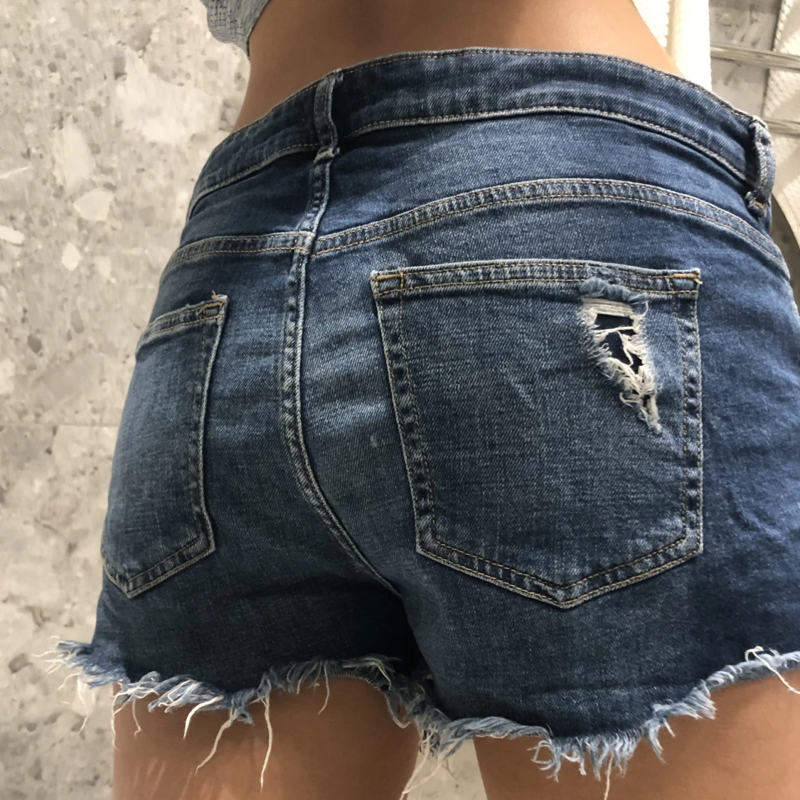 Zara blue shorts  - 91