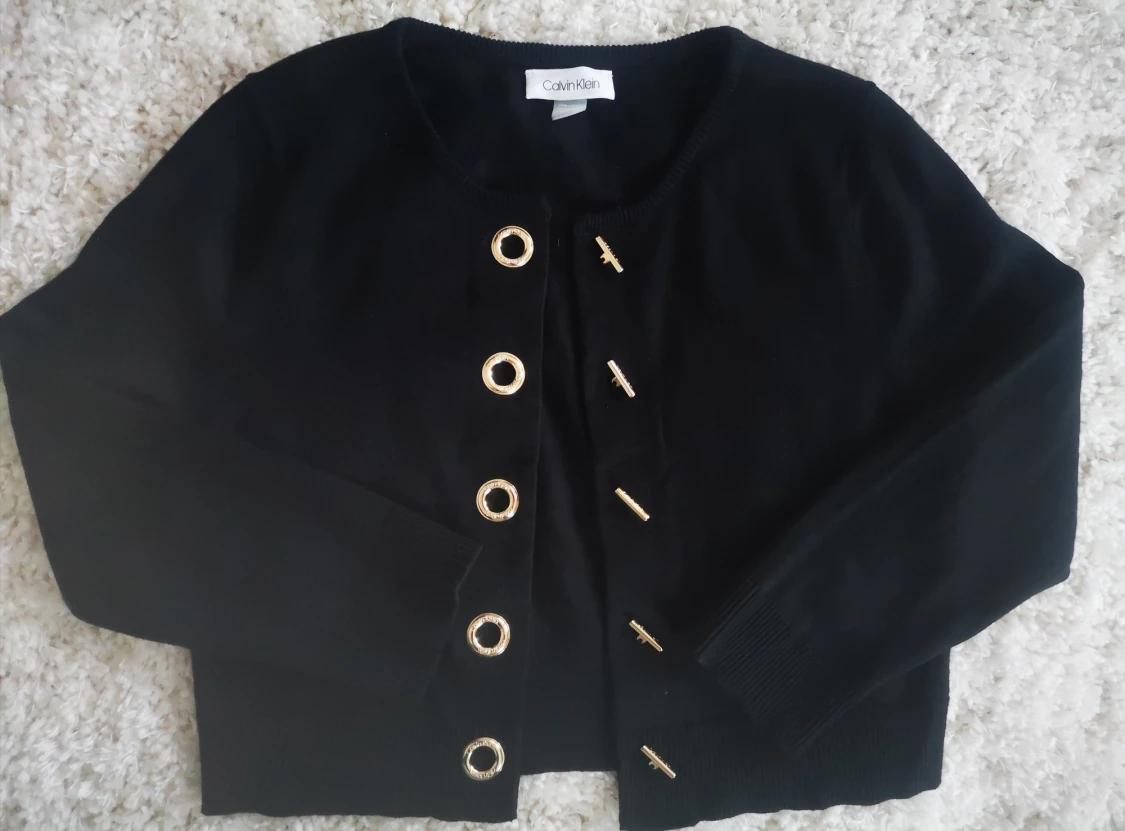 Calvin Klein kort kofta S