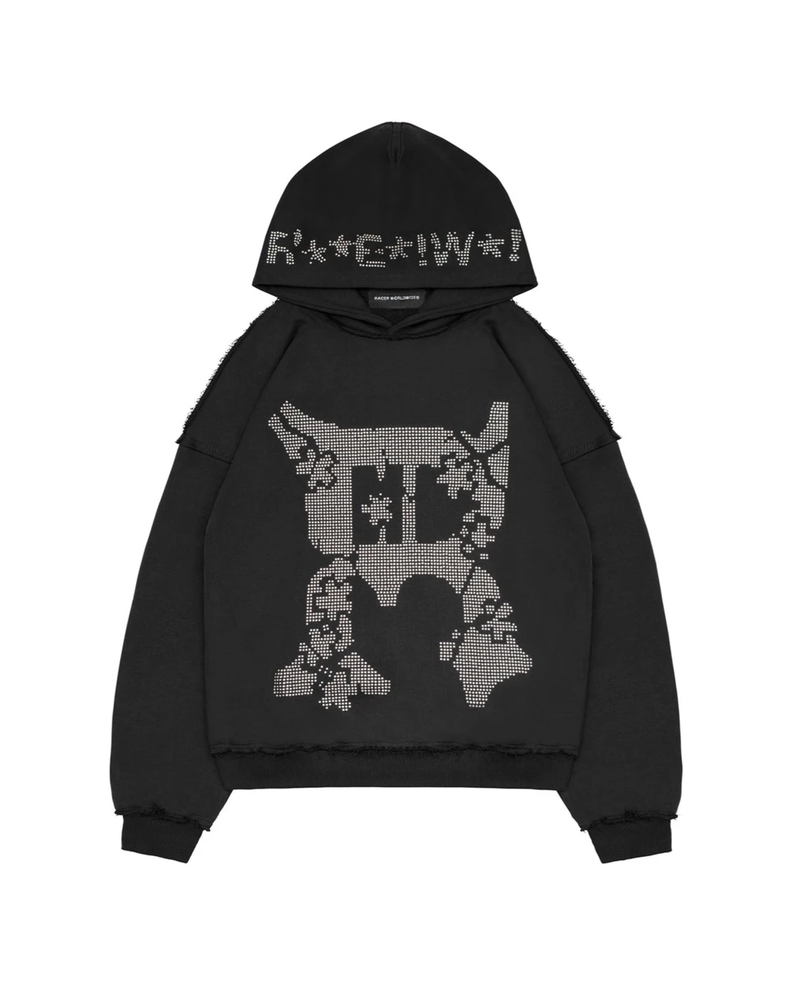 Racer Worldwide Studded Censored Hoodie
