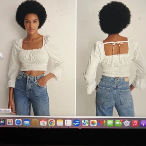 Drömmig topp - En jättefin vit DRÖMMIG topp/ blus från NA-KD! 💖🌸🌟