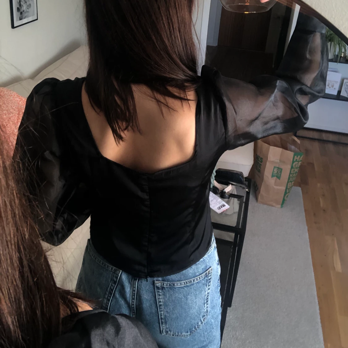 Svart blus ACxNAKD - 90