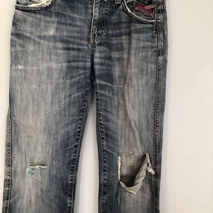 Baggy jeans - Ett par baggy jeans med skit din tvätt! Och coola detaljer!