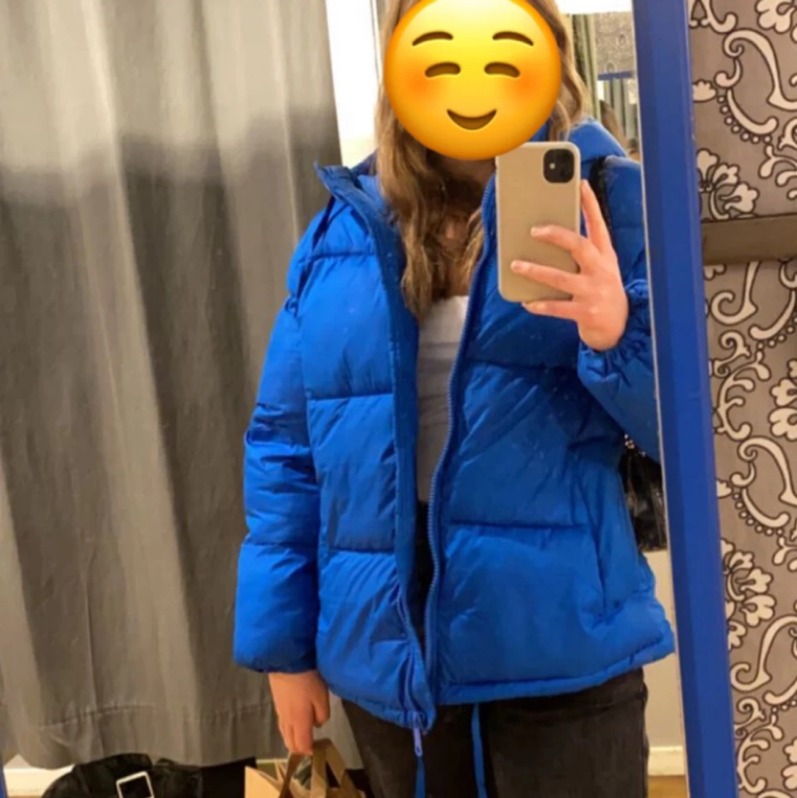 Vinterjacka blå  - 90