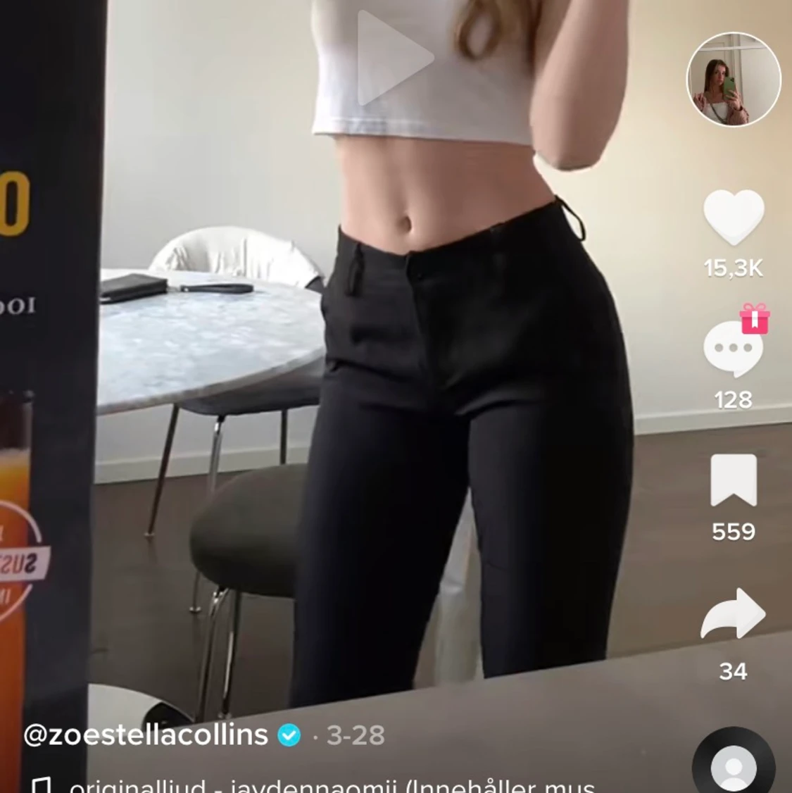 low waist kostymbyxor 