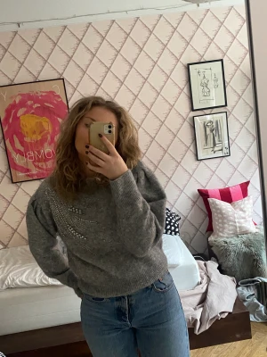 Ull tröja - Så fin stickad tröja i ullmix. 