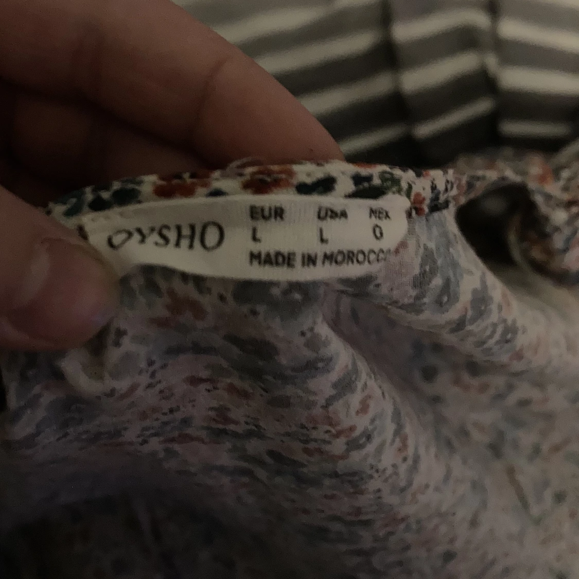 Blommig klänning  - 90