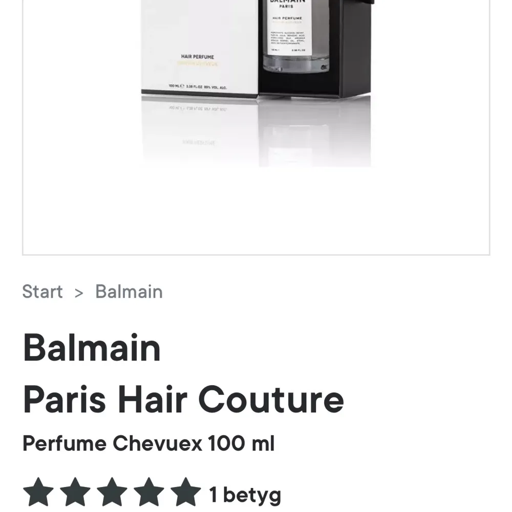 Balmain parfym  helt ny , fick två säljer ena doftar mkt gott. Biotherm båda är använda men mycket kvar i den. Kostar 200kr/st. Accessoarer.