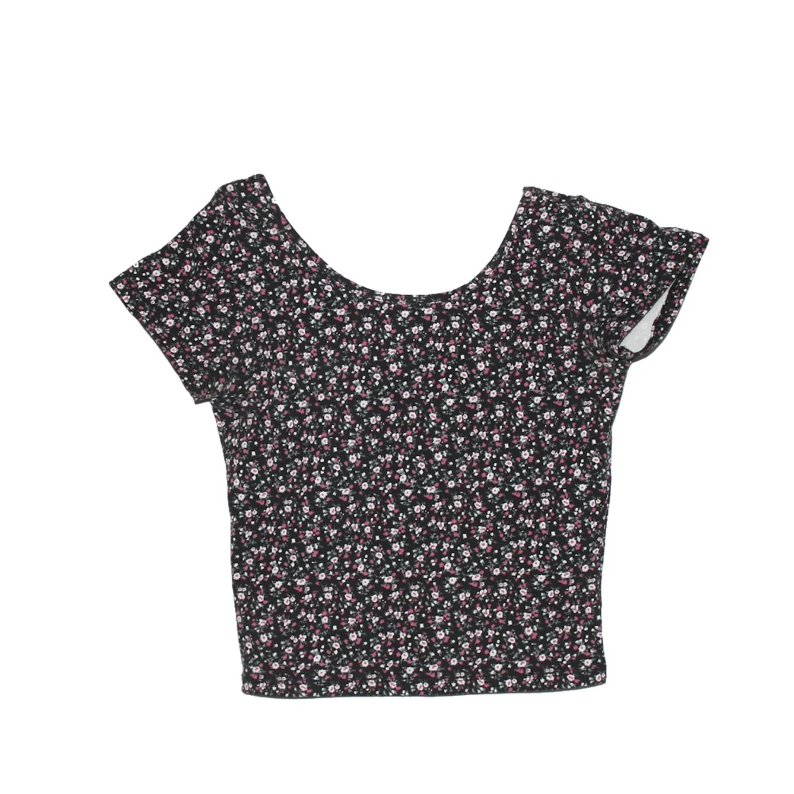 Blommig croptop från Bik Bok - 90