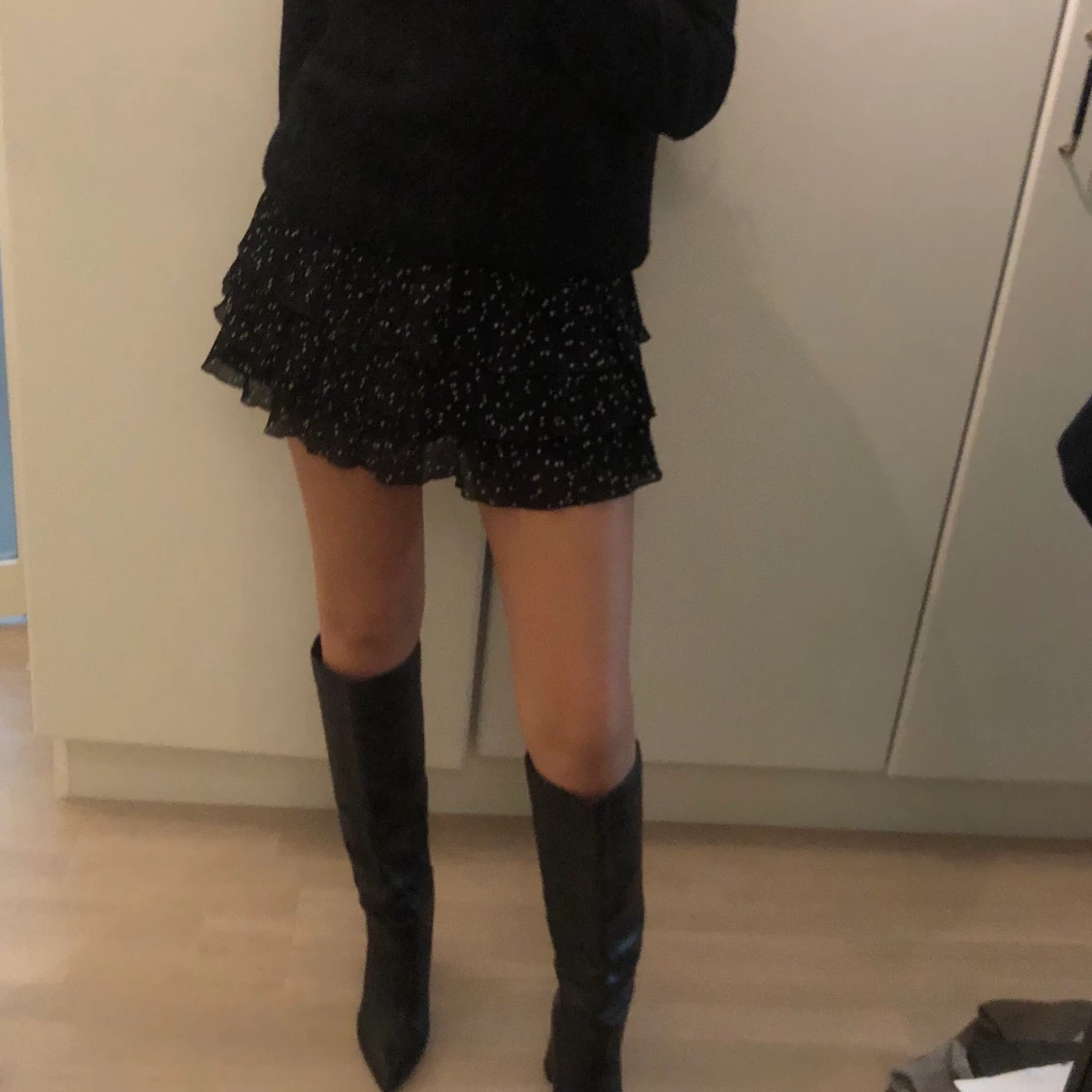 Volangkjol prickig Zara 34 - 90