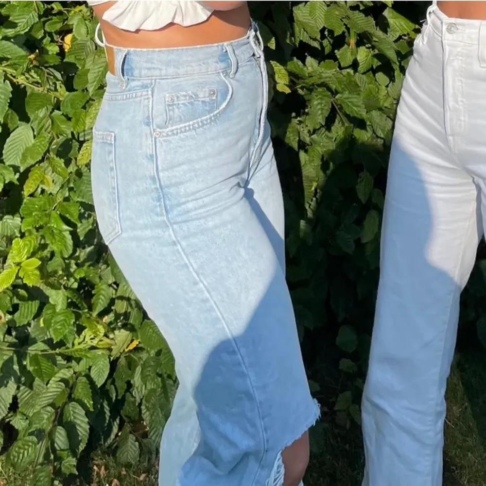 Jeans från Gina Tricot, använda fåtal gånger. Storlek 36. Jeans & Byxor.